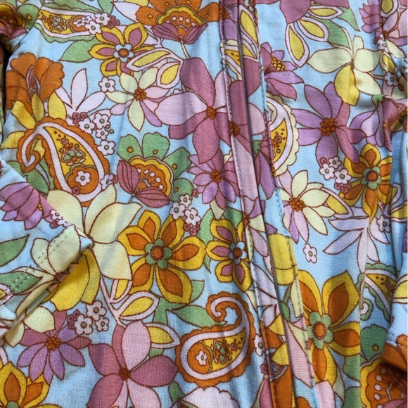 NEW Angel Dear Groovy Floral Footie - Picture 3 of 8